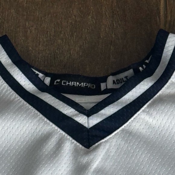 Champro Tigers Baseball Jersey White Blue #2 Men’s Adult Large Mesh MLB Style - Picture 3 of 7